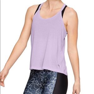 WOMEN'S UNDER ARMOUR WHISPERLIGHT TANK FOLDOVER
